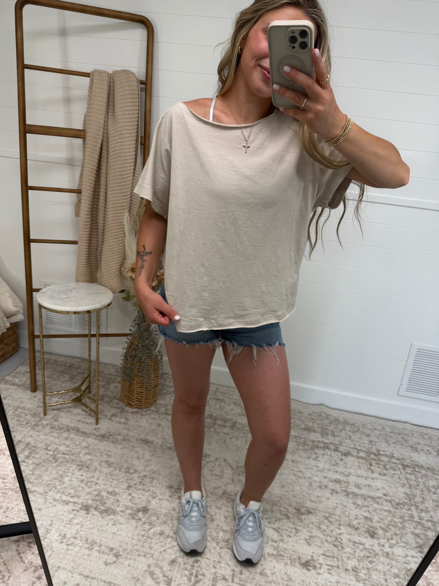 Boat Neck Tee