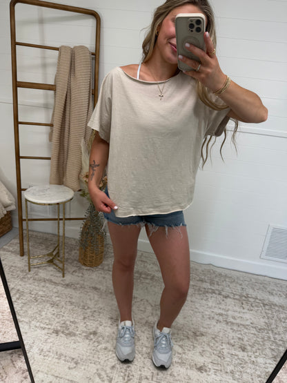 Boat Neck Tee