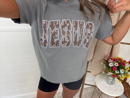 “JESUS” Bottomland Graphic Tee