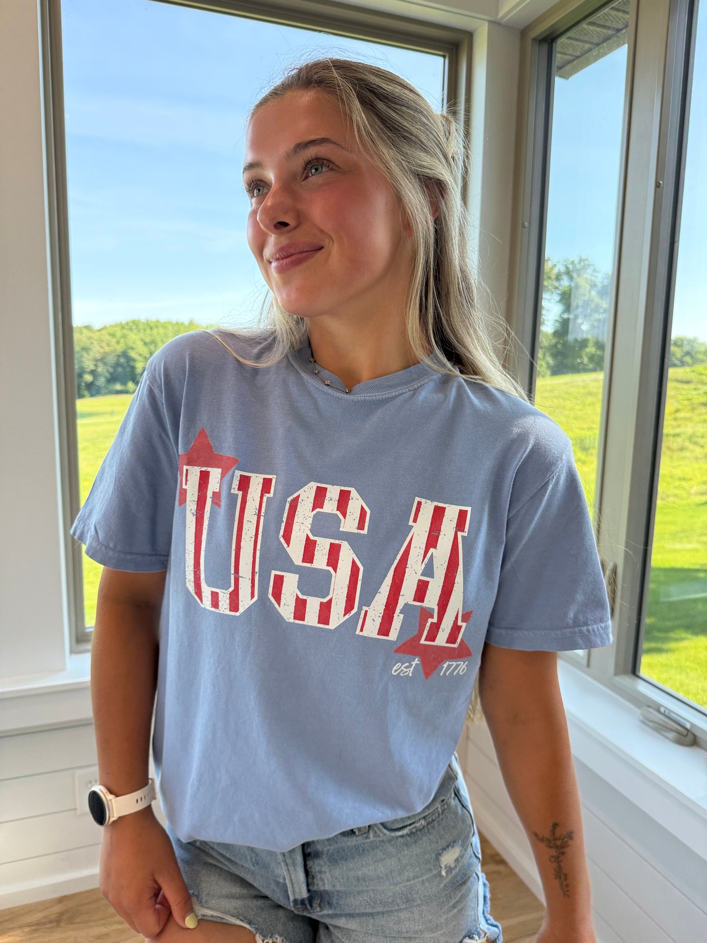 Stars and Stripes Graphic Tee