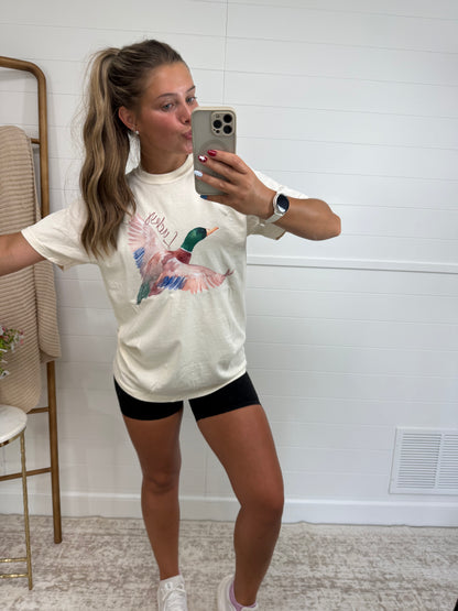 “Lucky Duck” Graphic Tee
