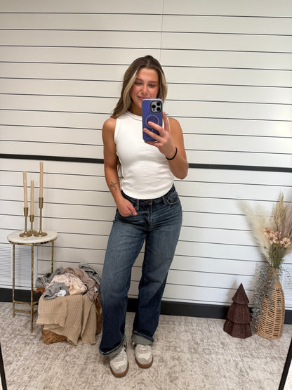 Off-Duty Ribbed Tank
