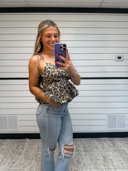 Lennon Cheetah Top