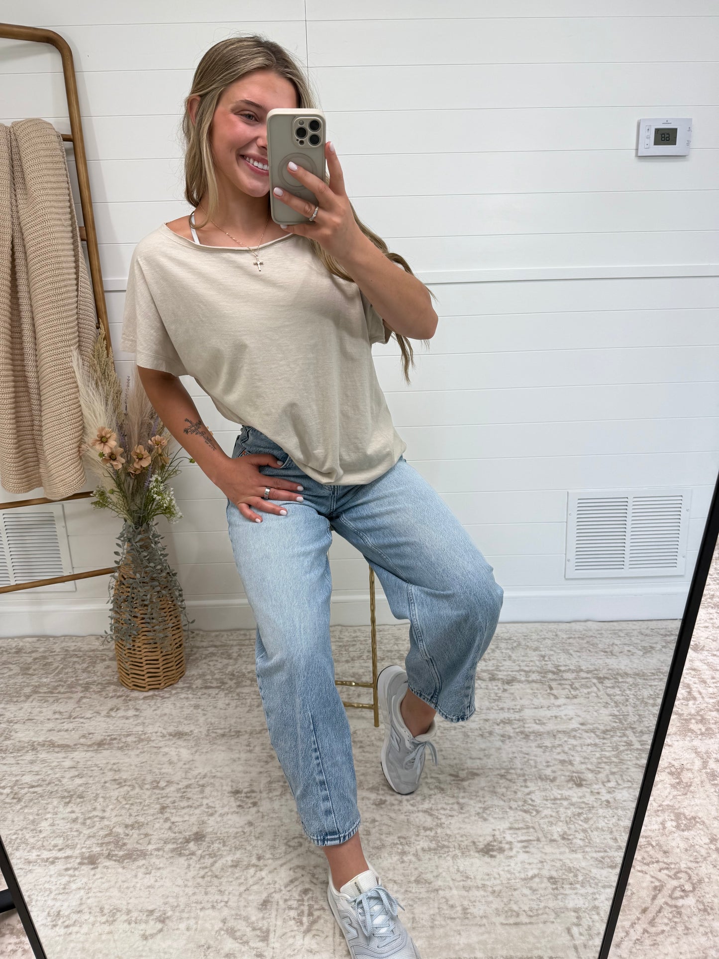 Boat Neck Tee
