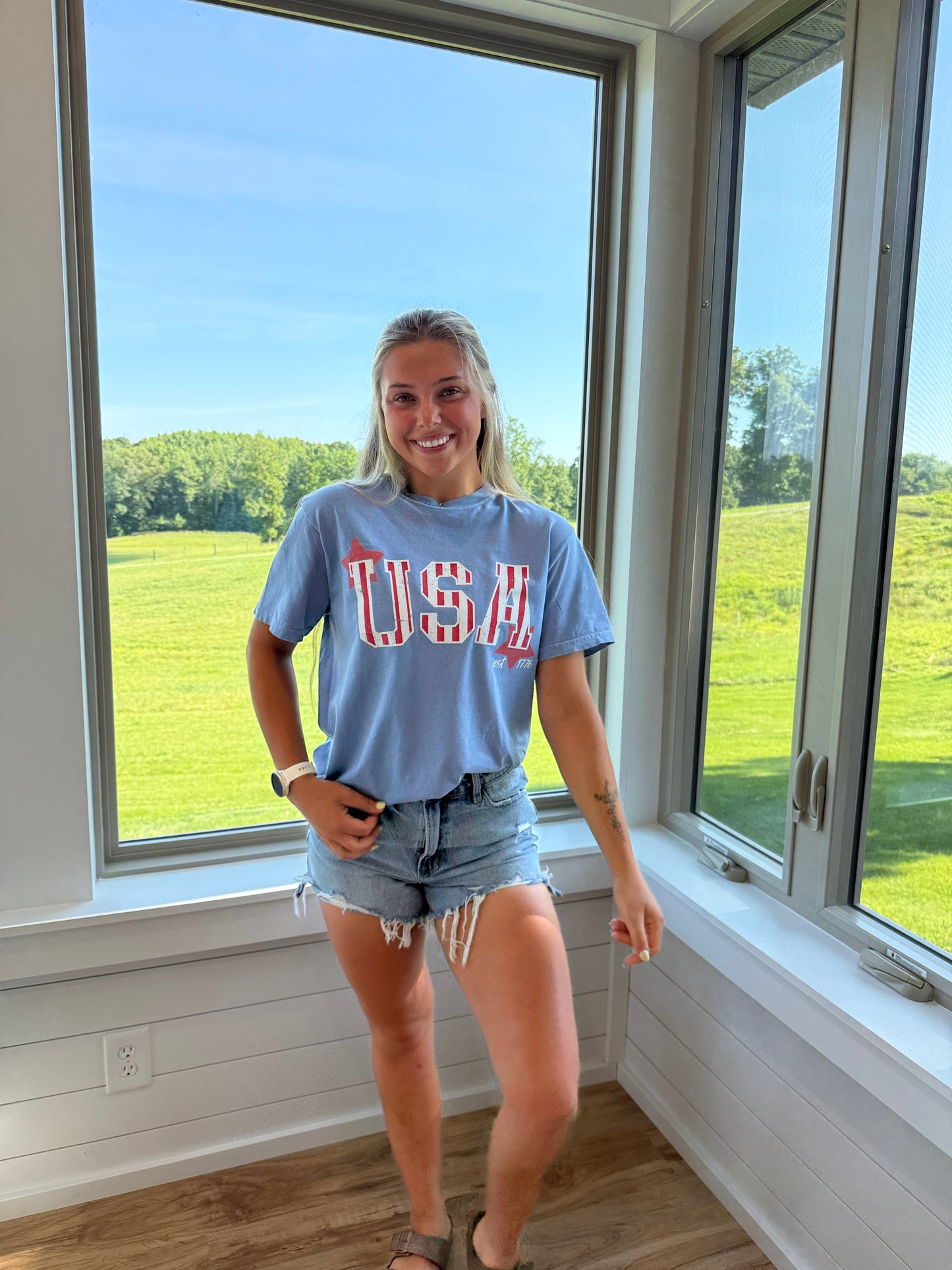 Stars and Stripes Graphic Tee