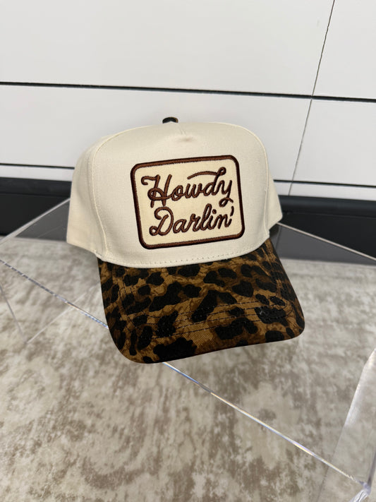 Howdy Darlin’ Leopard Snapback