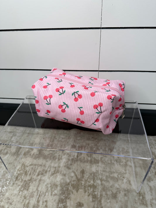 Cherry Blush Cosmetic Bag - 1 LEFT!