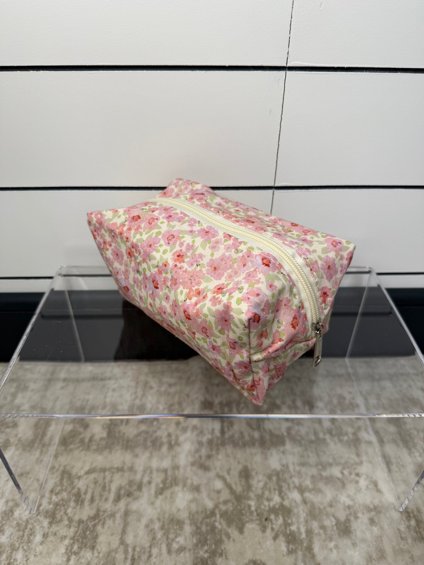Blush Meadow Cosmetic Bag
