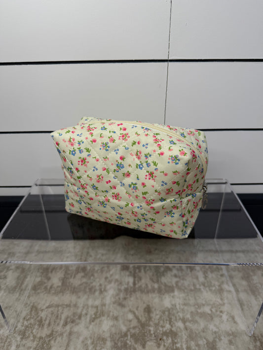 Mini Floral Cosmetic Bag
